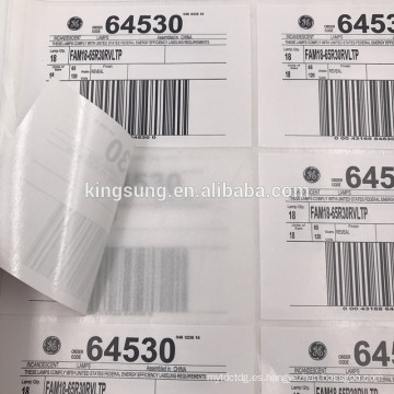 Código de barras y etiquetas de envío Uso de etiquetas de envío de paquetes